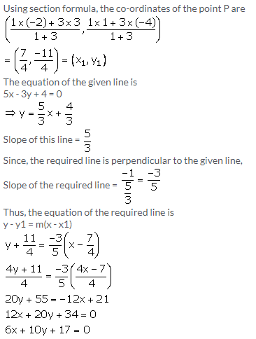 Selina Concise Mathematics Class 10 ICSE Solutions Equation of a Line - 101