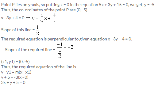 Selina Concise Mathematics Class 10 ICSE Solutions Equation of a Line - 102