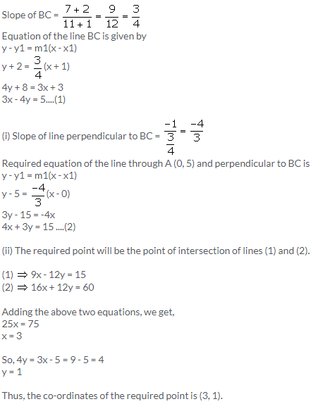 Selina Concise Mathematics Class 10 ICSE Solutions Equation of a Line - 118