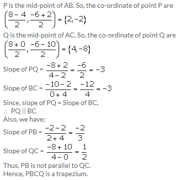 Selina Concise Mathematics Class 10 ICSE Solutions Equation of a Line - 122