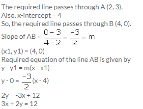 Selina Concise Mathematics Class 10 ICSE Solutions Equation of a Line - 125