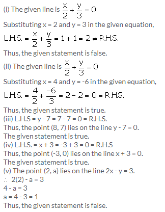 Selina Concise Mathematics Class 10 ICSE Solutions Equation of a Line - 3
