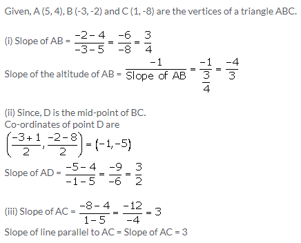 Selina Concise Mathematics Class 10 ICSE Solutions Equation of a Line - 32