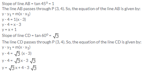 Selina Concise Mathematics Class 10 ICSE Solutions Equation of a Line - 51