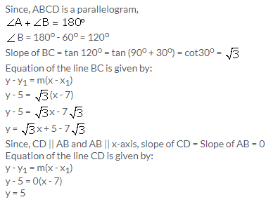 Selina Concise Mathematics Class 10 ICSE Solutions Equation of a Line - 54