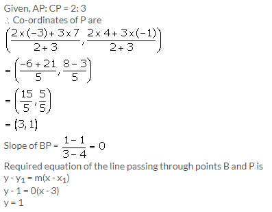 Selina Concise Mathematics Class 10 ICSE Solutions Equation of a Line - 69