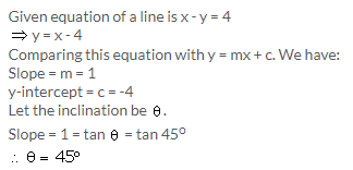 Selina Concise Mathematics Class 10 ICSE Solutions Equation of a Line - 71