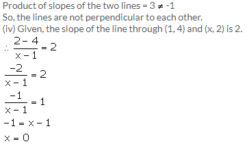 Selina Concise Mathematics Class 10 ICSE Solutions Equation of a Line - 73