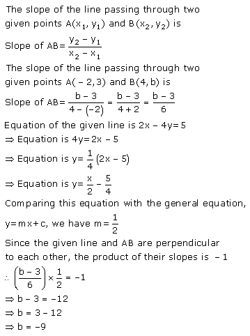 Selina Concise Mathematics Class 10 ICSE Solutions Equation of a Line - 83