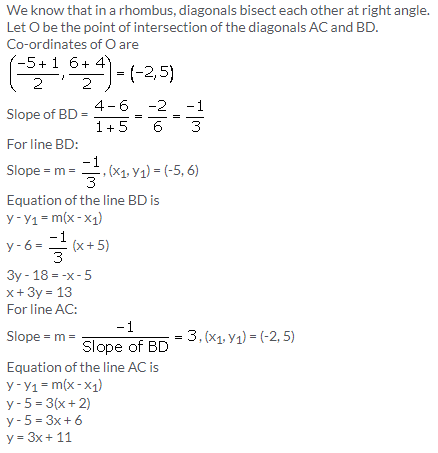 Selina Concise Mathematics Class 10 ICSE Solutions Equation of a Line - 90