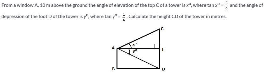 Selina Concise Mathematics Class 10 ICSE Solutions Heights and Distances image - 45