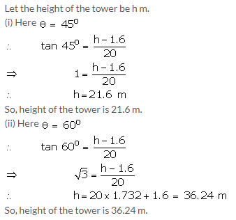Selina Concise Mathematics Class 10 ICSE Solutions Heights and Distances image - 6