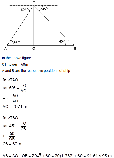 Selina Concise Mathematics Class 10 ICSE Solutions Heights and Distances image - 62