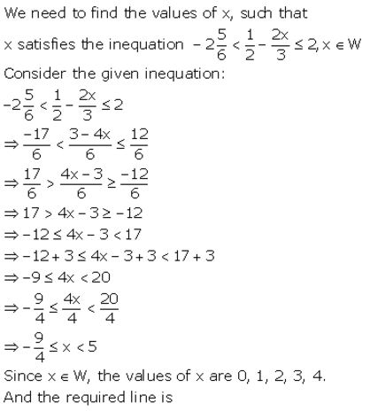 Selina Concise Mathematics Class 10 ICSE Solutions Linear Inequations (in one variable) - 65
