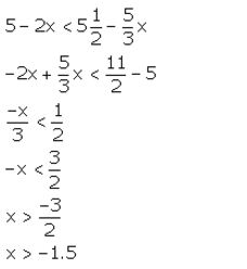 Selina Concise Mathematics Class 10 ICSE Solutions Linear Inequations (in one variable) - 9