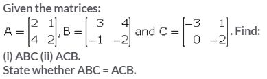 Selina Concise Mathematics Class 10 ICSE Solutions Matrices image - 89