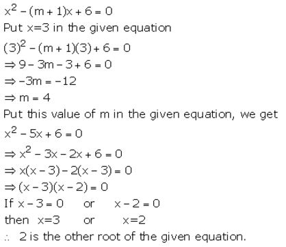 Selina Concise Mathematics Class 10 Icse Solutions Quadratic Equations A Plus Topper
