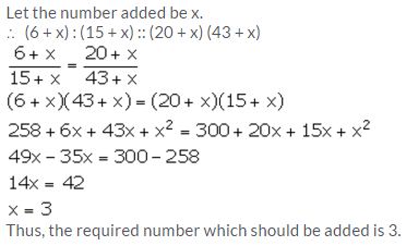 Selina Concise Mathematics Class 10 ICSE Solutions Ratio and Proportion (Including Properties and Uses) - 47