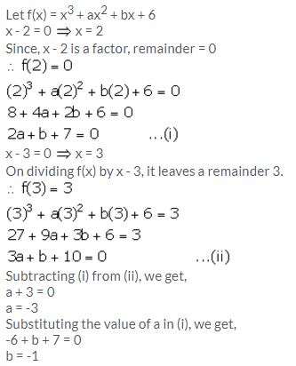 Selina Concise Mathematics Class 10 ICSE Solutions Remainder and Factor Theorems - 13