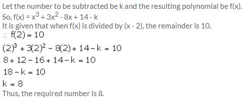 Selina Concise Mathematics Class 10 ICSE Solutions Remainder and Factor Theorems - 16