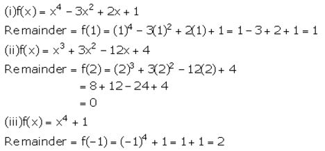 Selina Concise Mathematics Class 10 ICSE Solutions Remainder and Factor Theorems - 2