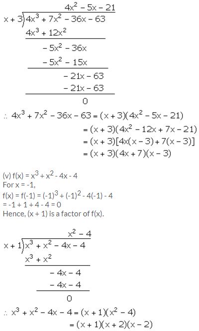 Selina Concise Mathematics Class 10 ICSE Solutions Remainder and Factor Theorems - 24