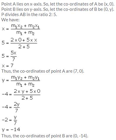 Selina Concise Mathematics Class 10 ICSE Solutions Section and Mid-Point Formula - 17