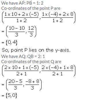 Selina Concise Mathematics Class 10 ICSE Solutions Section and Mid-Point Formula - 19
