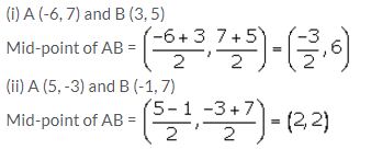 Selina Concise Mathematics Class 10 ICSE Solutions Section and Mid-Point Formula - 33