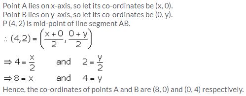Selina Concise Mathematics Class 10 ICSE Solutions Section and Mid-Point Formula - 40