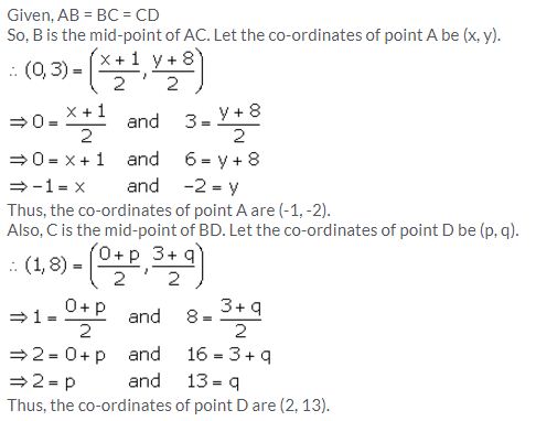 Selina Concise Mathematics Class 10 ICSE Solutions Section and Mid-Point Formula - 44