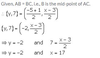 Selina Concise Mathematics Class 10 ICSE Solutions Section and Mid-Point Formula - 53