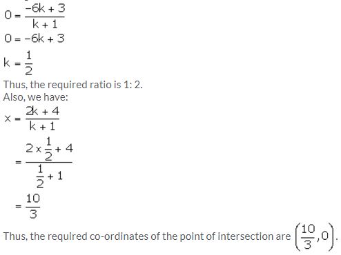 Selina Concise Mathematics Class 10 ICSE Solutions Section and Mid-Point Formula - 7