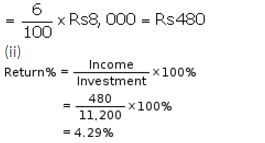 Selina Concise Mathematics Class 10 ICSE Solutions Shares and Dividends - 17