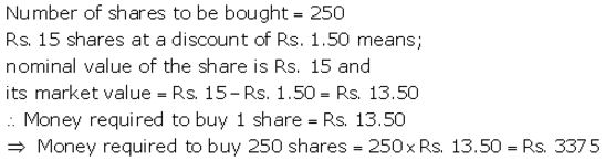 Selina Concise Mathematics Class 10 ICSE Solutions Shares and Dividends - 2