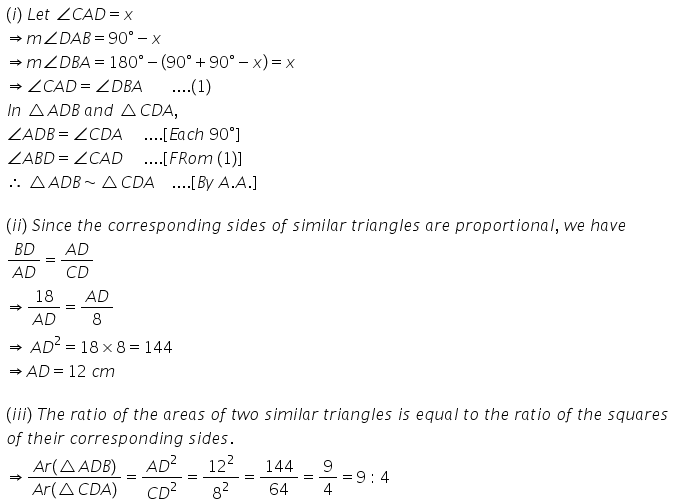 Selina Concise Mathematics Class 10 ICSE Solutions Similarity image - 133