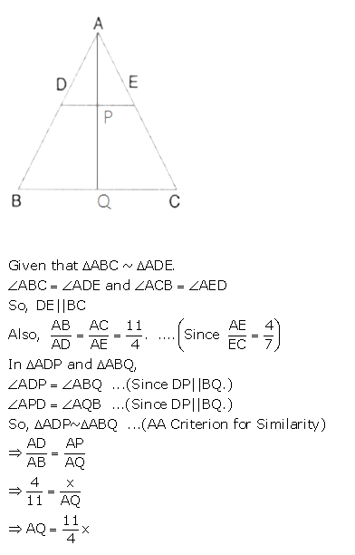 Selina Concise Mathematics Class 10 ICSE Solutions Similarity image - 62
