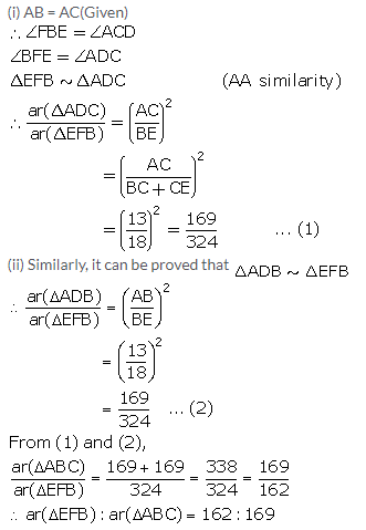 Selina Concise Mathematics Class 10 ICSE Solutions Similarity image - 96