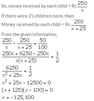 Selina Concise Mathematics Class 10 ICSE Solutions Solving Simple Problems (Based on Quadratic Equations) - 35