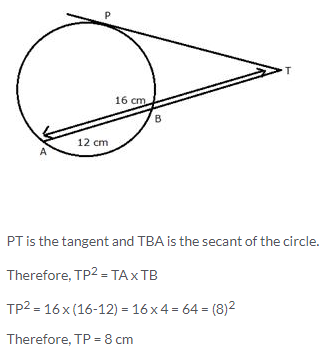 Selina Concise Mathematics Class 10 ICSE Solutions Tangents and Intersecting Chords - 117