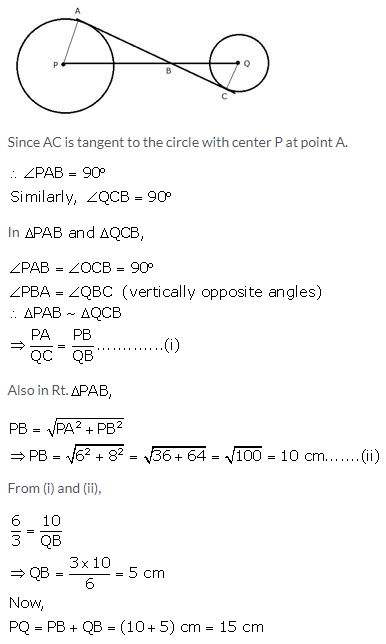 Selina Concise Mathematics Class 10 ICSE Solutions Tangents and Intersecting Chords - 132
