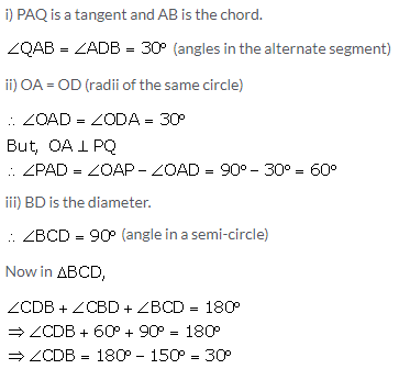 Selina Concise Mathematics Class 10 ICSE Solutions Tangents and Intersecting Chords - 46