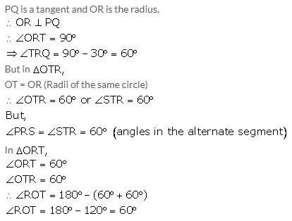 Selina Concise Mathematics Class 10 ICSE Solutions Tangents and Intersecting Chords - 48