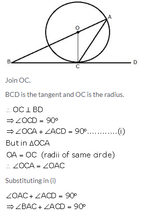 Selina Concise Mathematics Class 10 ICSE Solutions Tangents and Intersecting Chords - 92