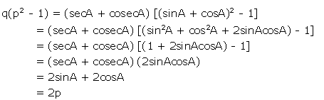 Selina Concise Mathematics Class 10 ICSE Solutions Trigonometrical Identities image - 161