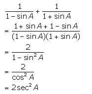 Selina Concise Mathematics Class 10 ICSE Solutions Trigonometrical Identities image - 48
