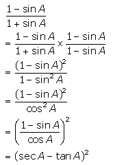 Selina Concise Mathematics Class 10 ICSE Solutions Trigonometrical Identities image - 60