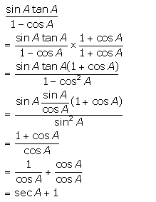 Selina Concise Mathematics Class 10 ICSE Solutions Trigonometrical Identities image - 74