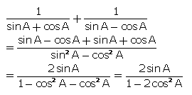Selina Concise Mathematics Class 10 ICSE Solutions Trigonometrical Identities image - 88