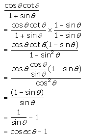 Selina Concise Mathematics Class 10 ICSE Solutions Trigonometrical Identities image - 96